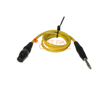 Adapterkabel 6,3mm- XLR Female 1m (gelb)