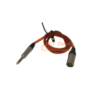 Adapterkabel 6,3mm- XLR Male 1m (rot)